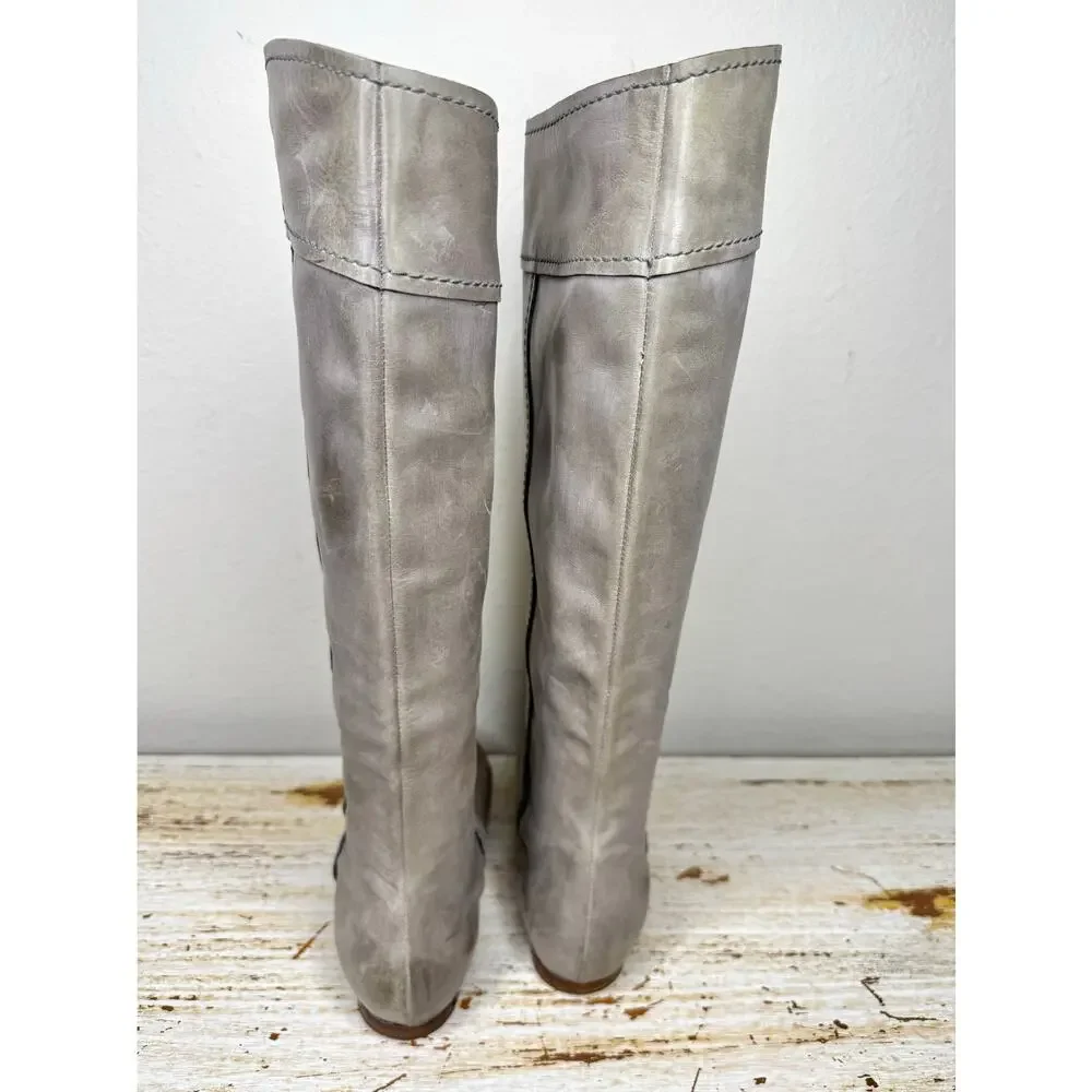 Chloé Contrast Stitch Heloise Knee Length Boots 37